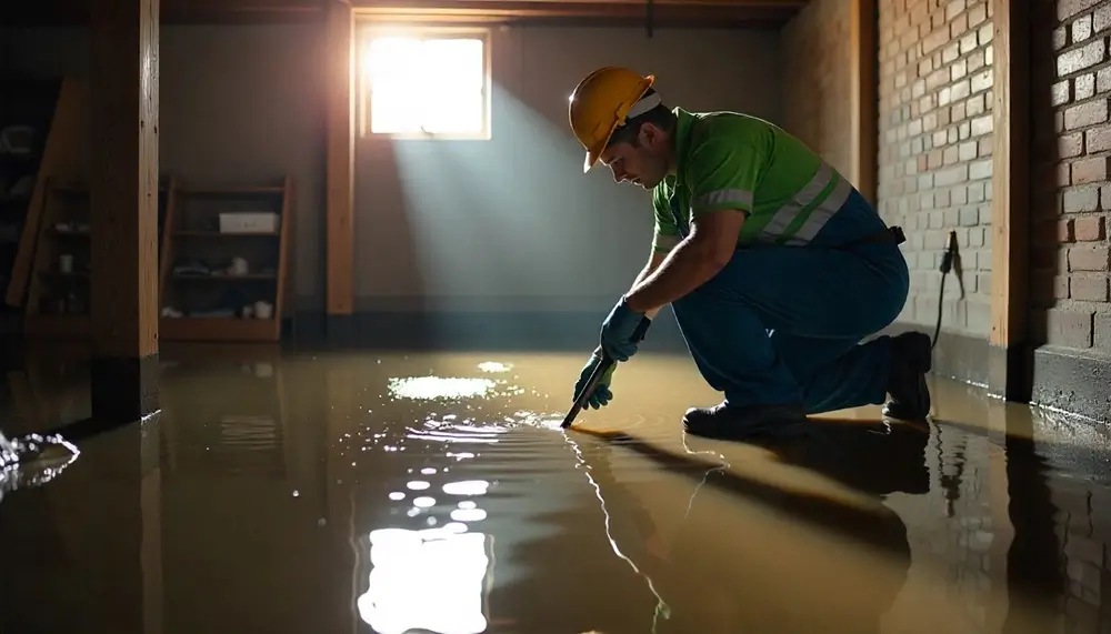 Professional water damage restoration services in Cable, OH